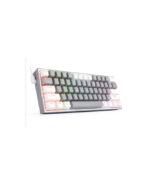 REDRAGON K617 Fizz RGB 60% Gaming Mechanical Keyboard – Red Switches (Grey White) - Image 2