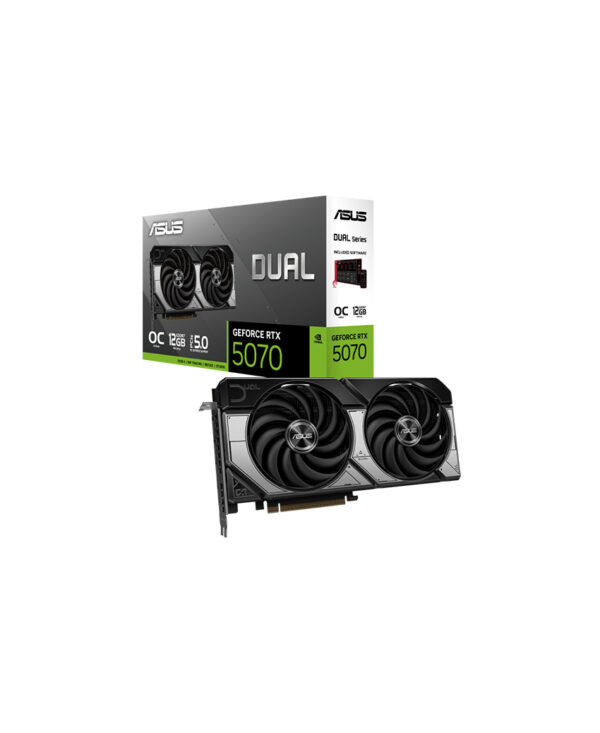 ASUS Dual GeForce RTX™ 5070 12GB GDDR7 OC Edition