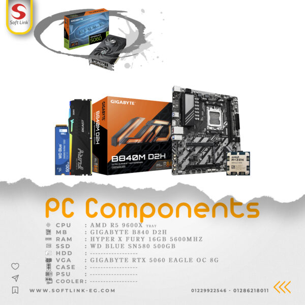 HIGH END BUNDLE (B840M-R5-16G-500G-5060_8G)