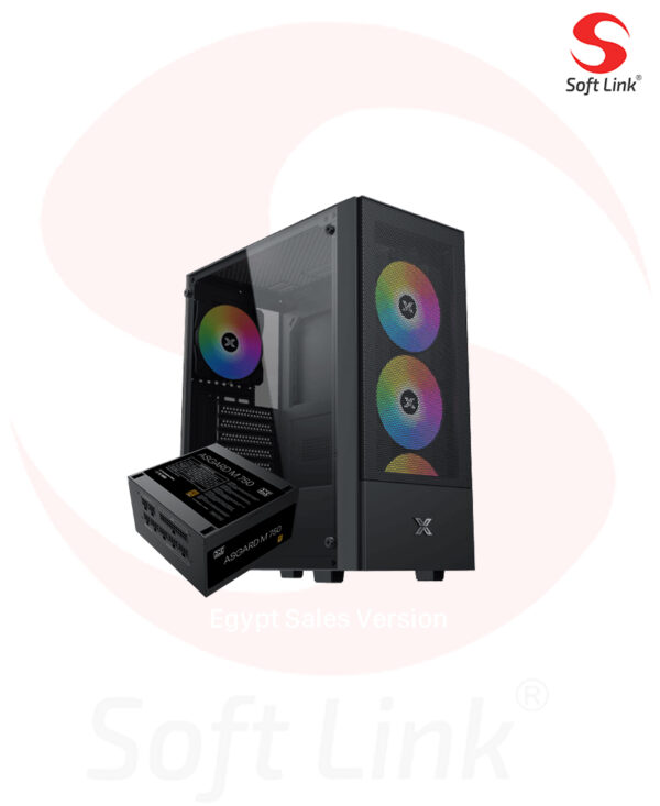 XIGMATEK HERO II AIR Mid-Tower Case + ASGARD 750W 80+ BRONZE