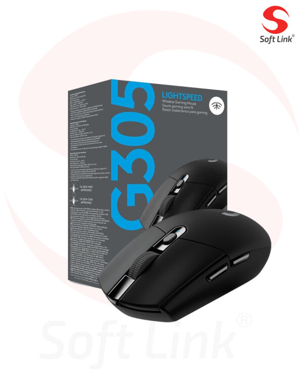 Logitech G305 Lightspeed Wireless Gaming Mouse (Black)