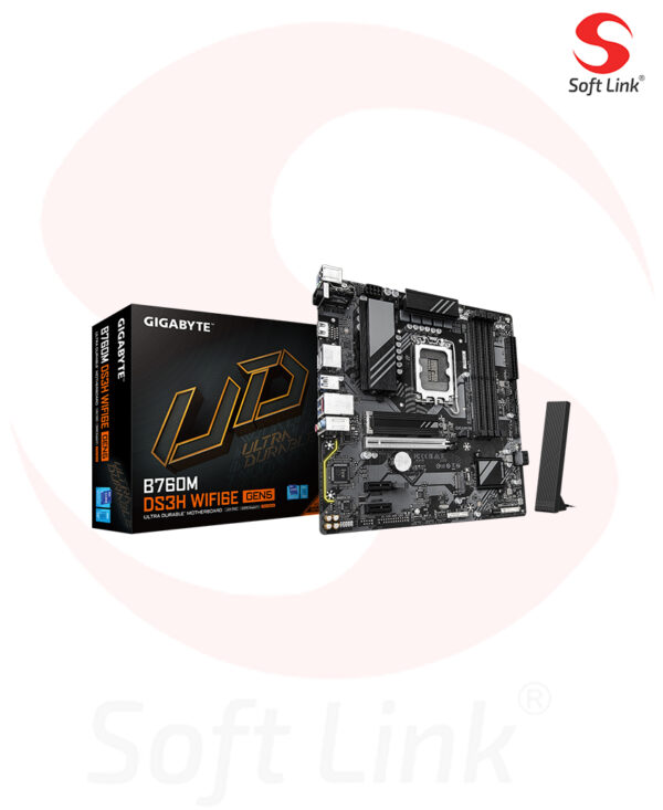 Gigabyte B760M DS3H Gen5 Wifi6E D5 Motherboard