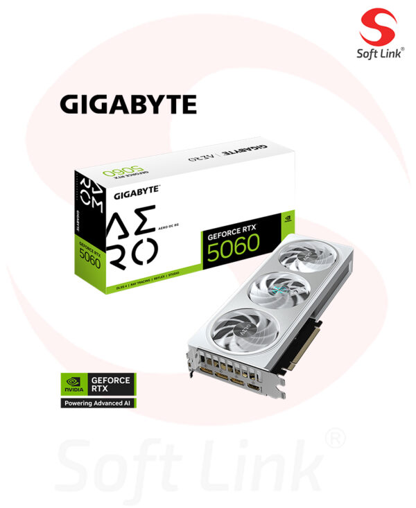 Gigabyte GeForce RTX 5060 Aero OC 8Gb GDDR7 Graphic Card