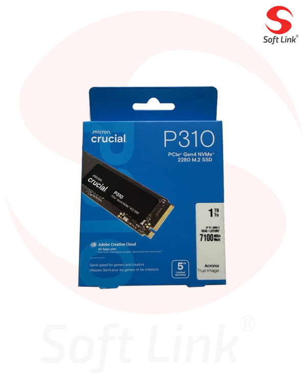 Crucial P310 1TB PCIe Gen4 NVMe 2280 M.2 SSD