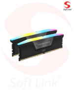 VENGEANCE® RGB 64GB (2x32GB) DDR5 DRAM Up To 6000MT/s CL40 Memory Kit — Black