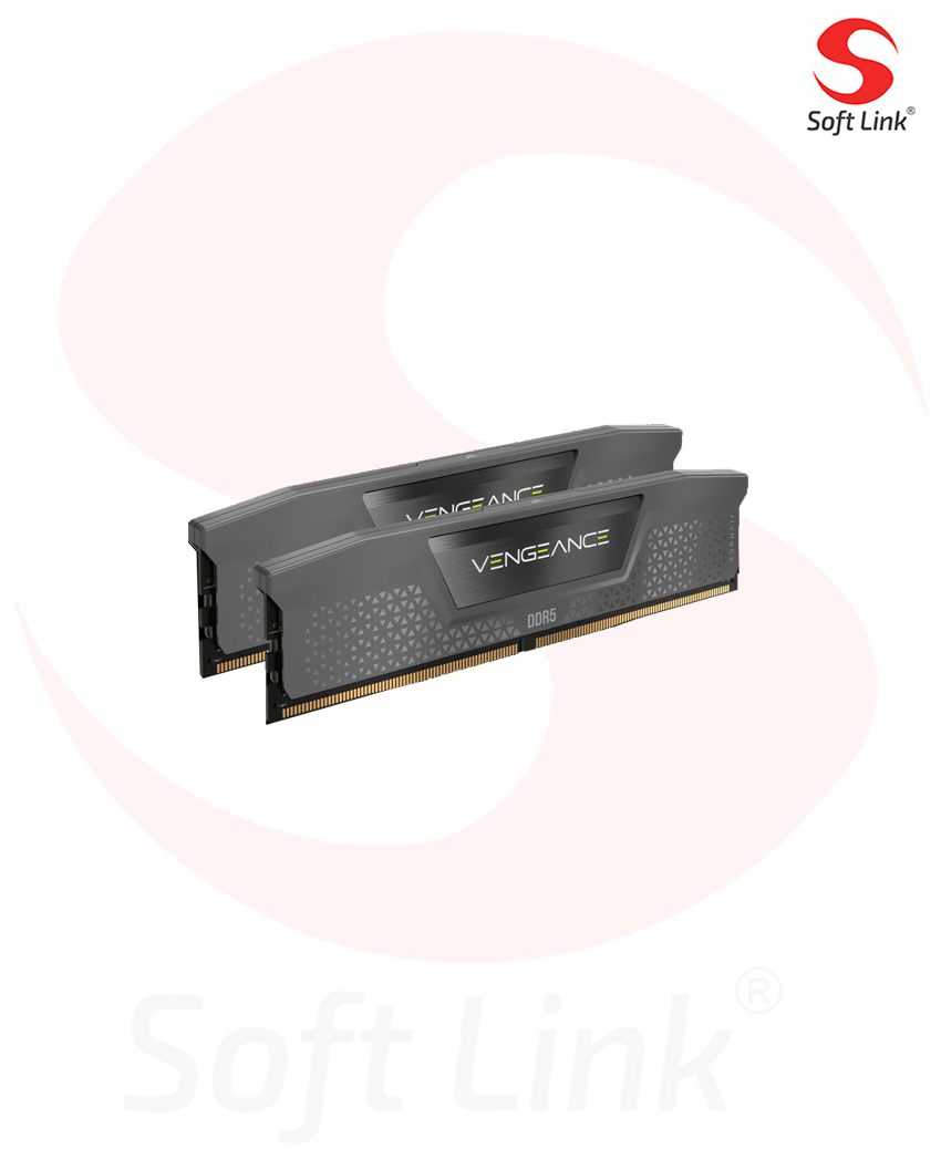 CORSAIR VENGEANCE® 64GB (2x32GB) DDR5 DRAM Up To 6000MT/s CL40 AMD EXPO & Intel XMP Memory Kit CORSAIR VENGEANCE® 64GB (2x32GB) DDR5 DRAM Up To 6000MT/s CL40 AMD EXPO & Intel XMP Memory Kit