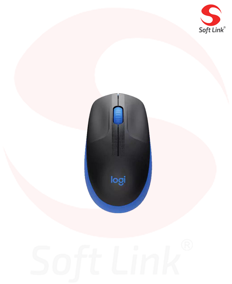 Logitech M190 Full-Size Wireless Mouse Blue