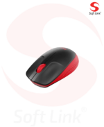 Logitech M190 Full-Size Wireless Mouse Red - Image 3