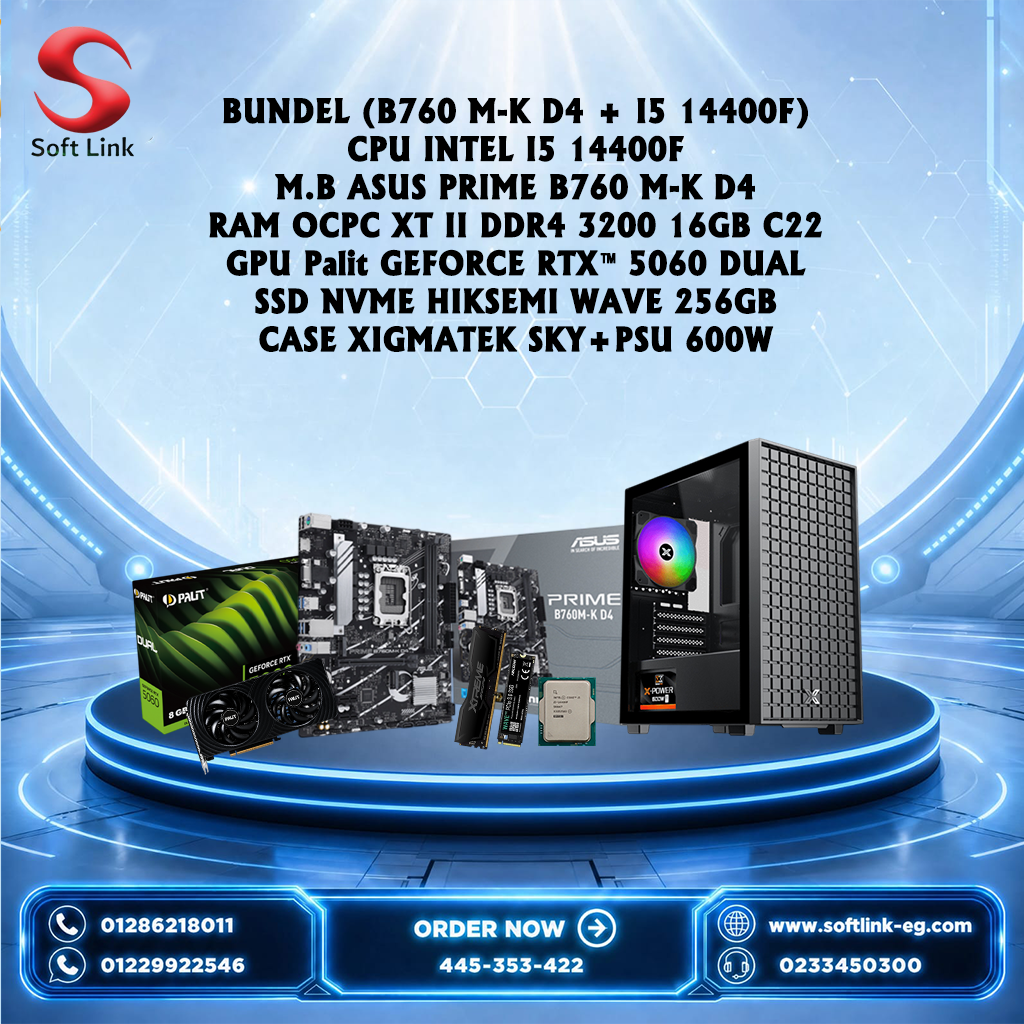 BUNDEL (B760 M-K D4 + I5 14400F) BUNDEL (B760 M-K D4 + I5 14400F)