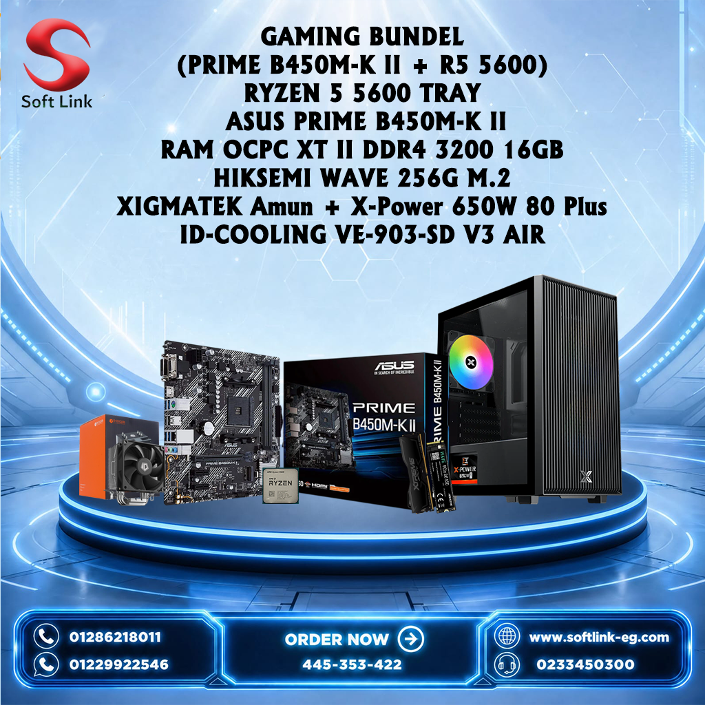 Web Bundels 2 BUNDEL (PRIME B450M-K II + R5 5600) - Image 1